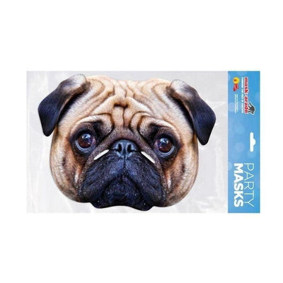 Pug Dog Card Mask_1 PUG0001