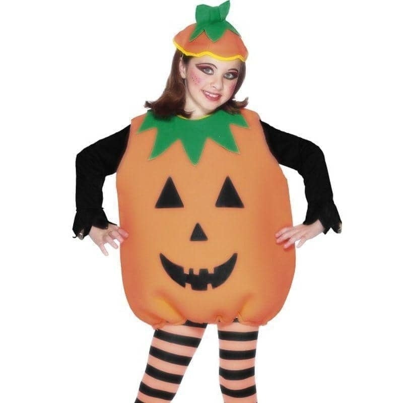 Pumpkin Costume Kids Orange Black_1 sm-25151