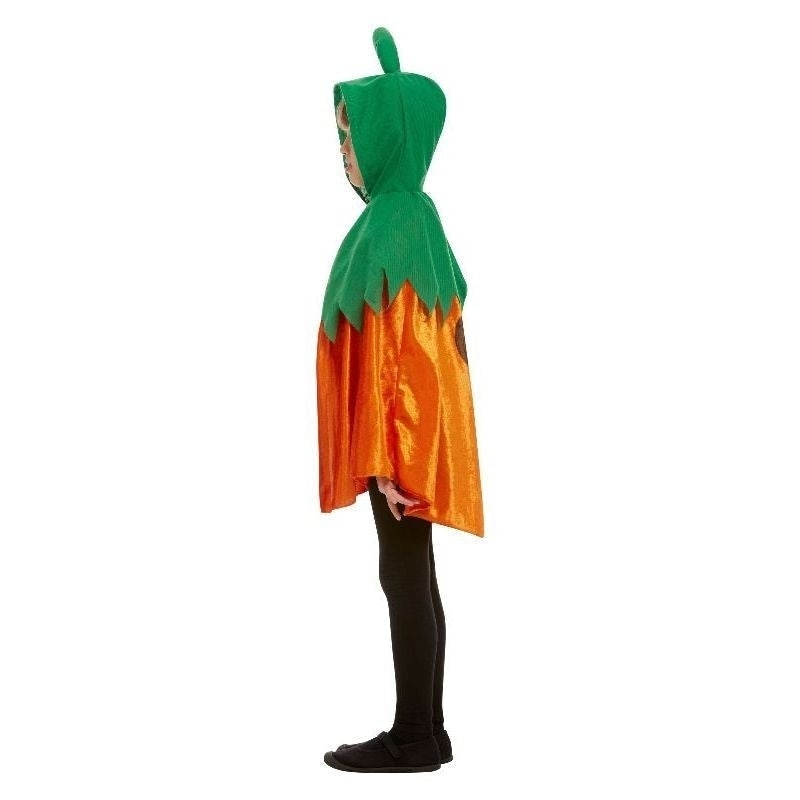 Pumpkin Hooded Cape Child Orange_3 