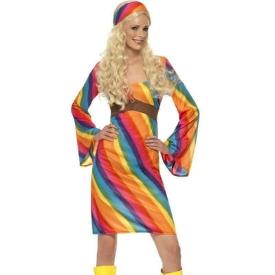 Rainbow Hippie Costume Adult_1 sm-22442M