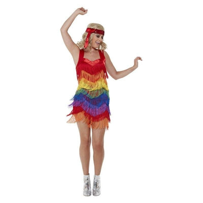 Rainbow Pride 20s Flapper Dress Multicoloured_1 sm-70030L