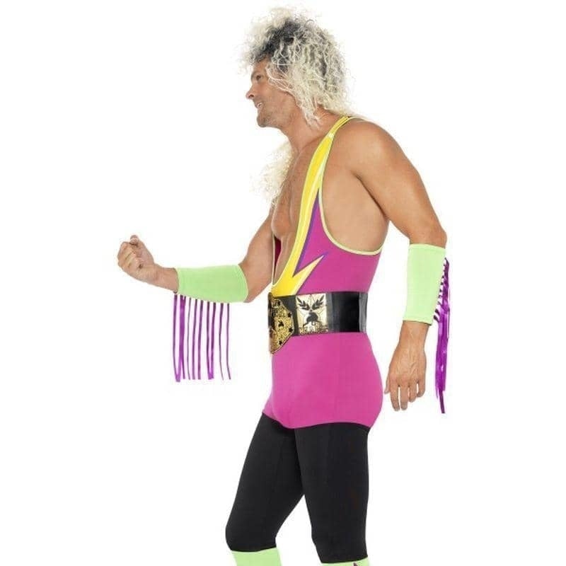 Retro Wrestler Costume Adult Pink_3 sm-27561XL