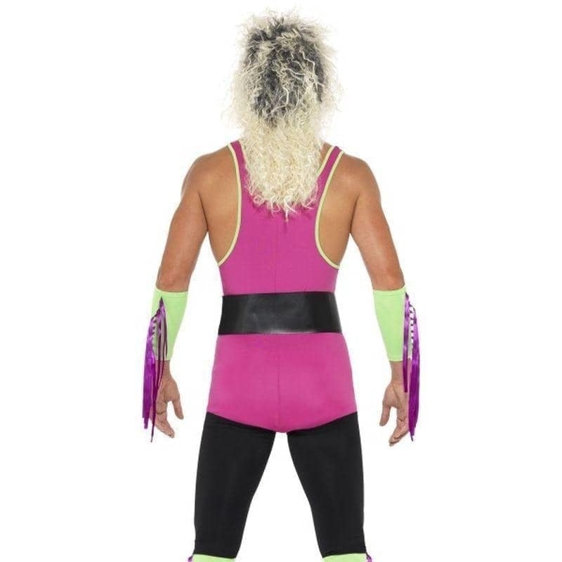 Retro Wrestler Costume Adult Pink_2 sm-27561L