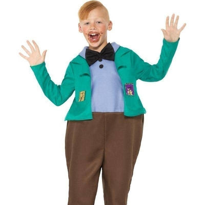 Roald Dahl Deluxe Augustus Gloop Costume Kids Green_1 sm-41544l