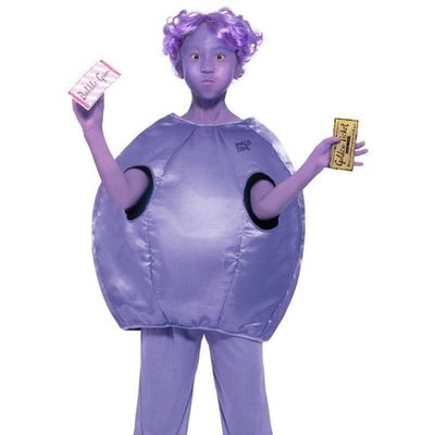 Roald Dahl Deluxe Violet Beauregarde Costume Kids Purple_1 sm-41542l