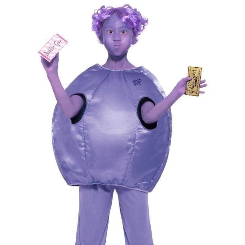 Roald Dahl Deluxe Violet Beauregarde Costume Kids Purple_1 sm-41542l