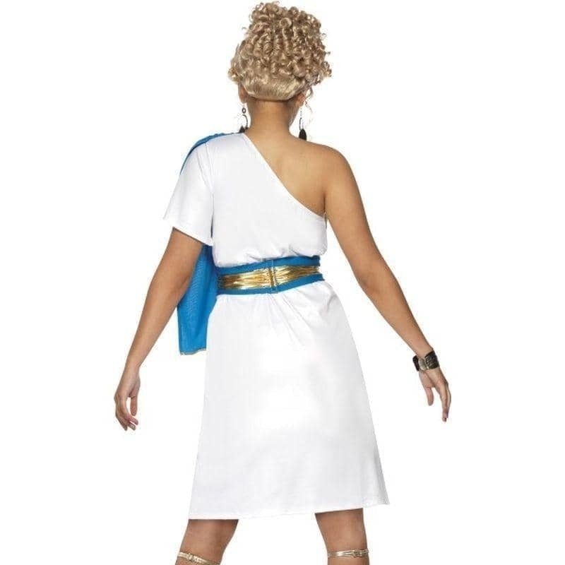 Roman Beauty Costume Adult White Blue_2 sm-30645L
