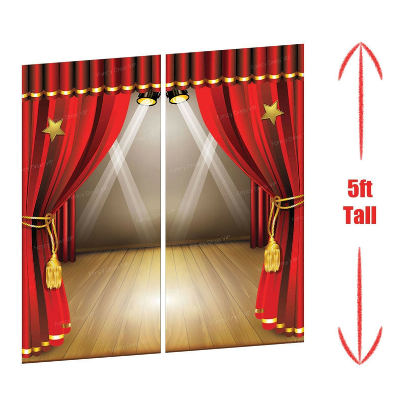 At The Movies Backdrop Set Multi Party Goods Unisex