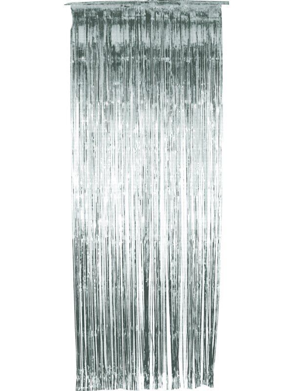 Tinsel Curtain Silver Party Goods Unisex