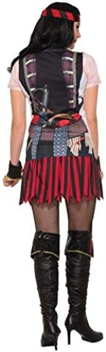 3d Tee Shirt Pirate Gal Adult Costume Female Uk Size 10 14