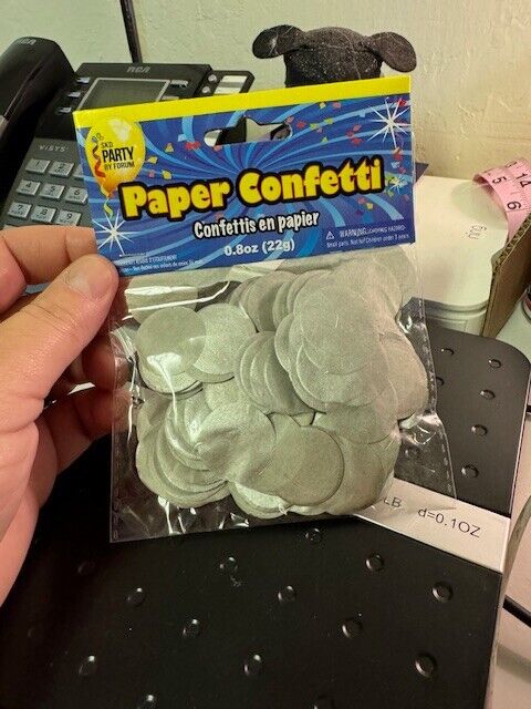 Paper Confetti Silver