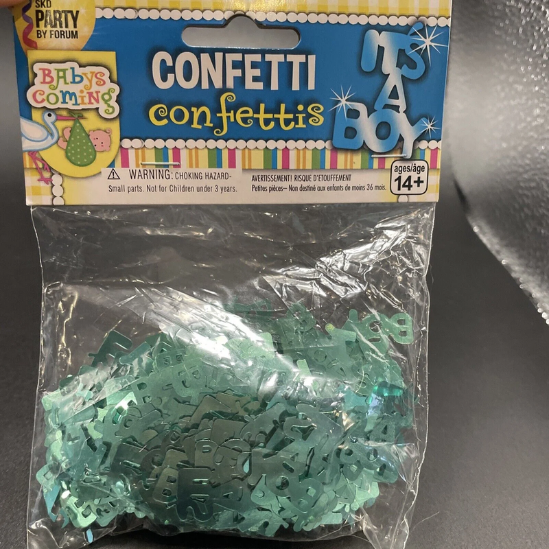Confetti Its A Boy Met Light Blue