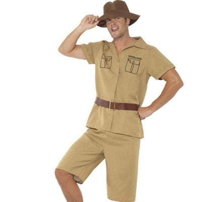 Safari Man Costume Adult Tan_1 sm-41044M
