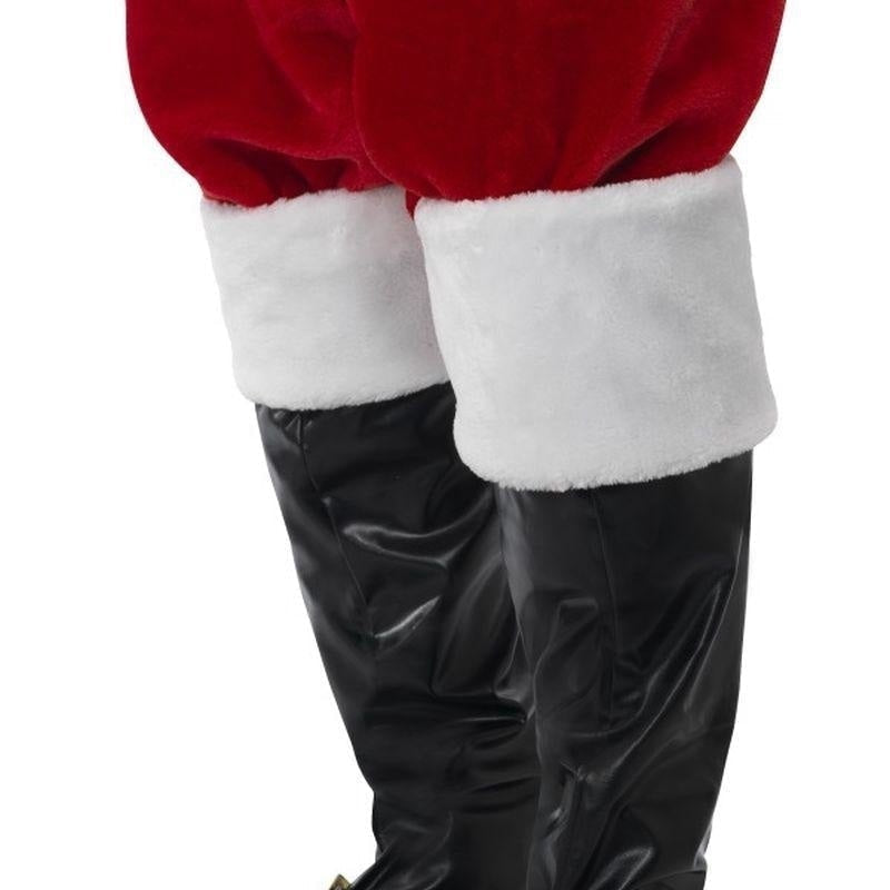 Santa Boot Covers Adult Black_2 