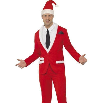 Santa Cool Costume Adult Red White_2 sm-33562M