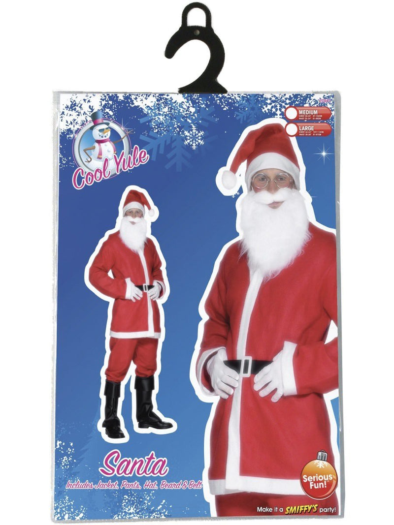 Santa Suit Costume Adult Red White