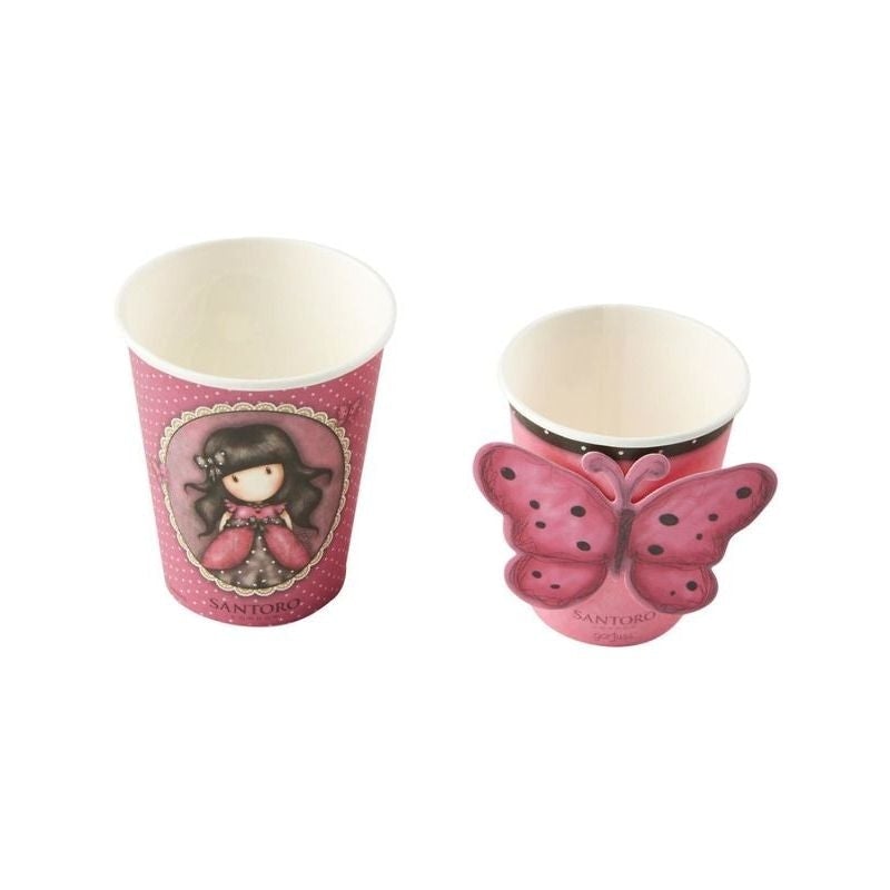 Santoro Gorjuss Ladybird Paper Cups Pink_1 sm-52386
