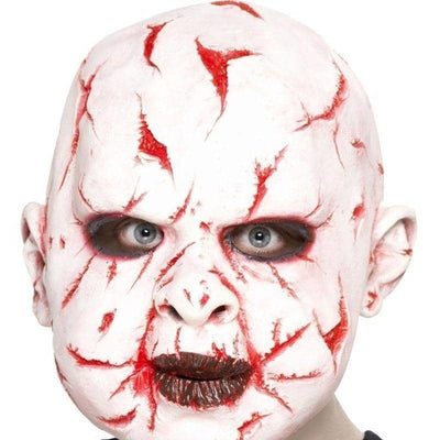 Scar Face Mask Adult White Red_1 sm-27418