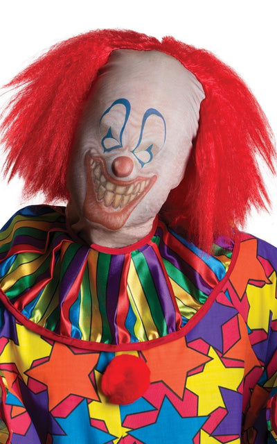 Scary Clown Mask With Wig_1 rub-39330NS