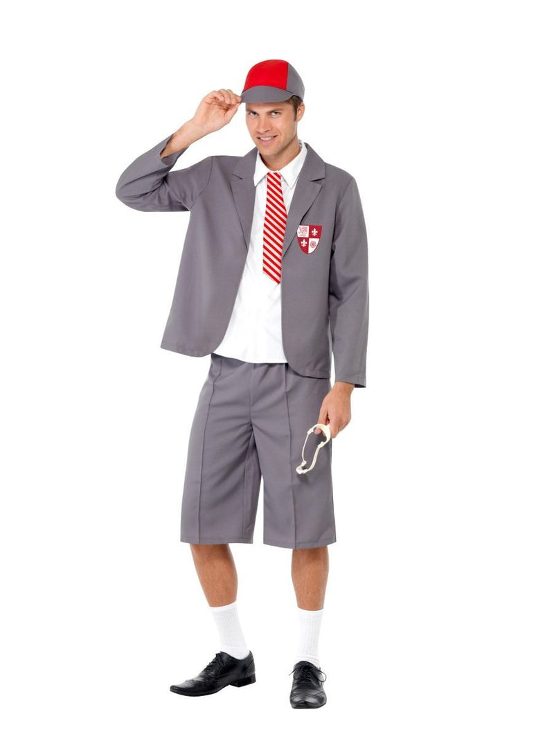 Schoolboy Costume Adult Grey