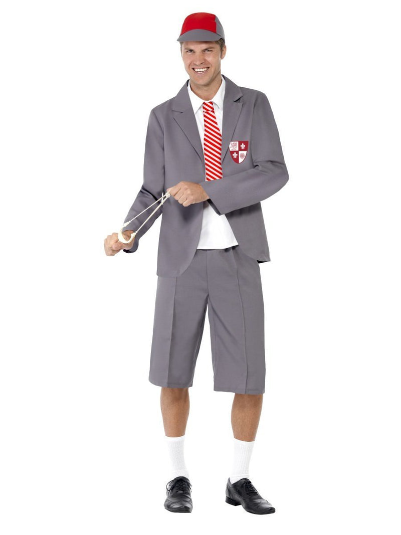 Schoolboy Costume Adult Grey