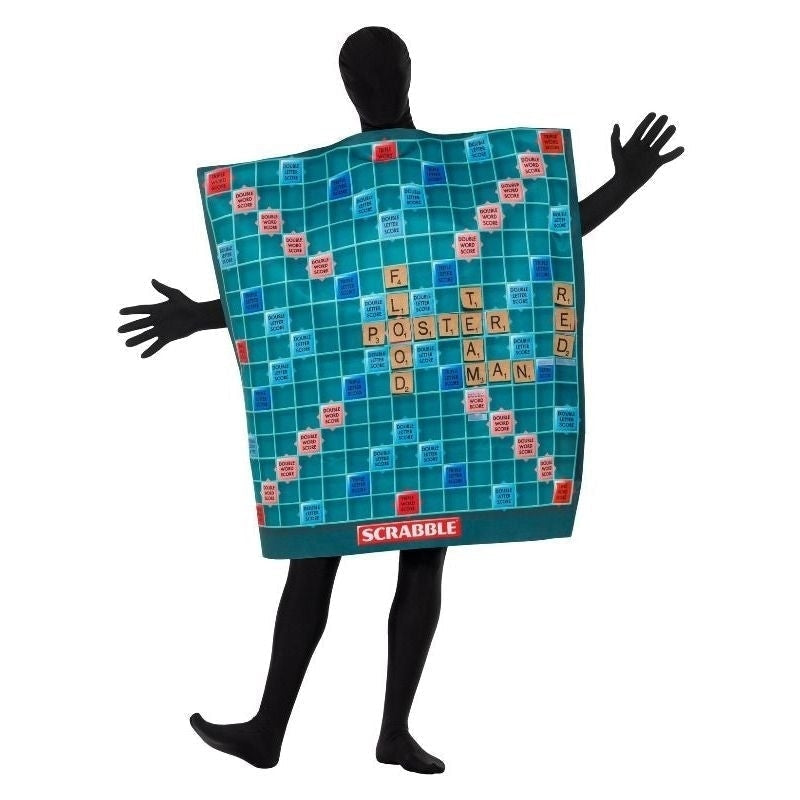 Scrabble Board Costume Adult Green_2 