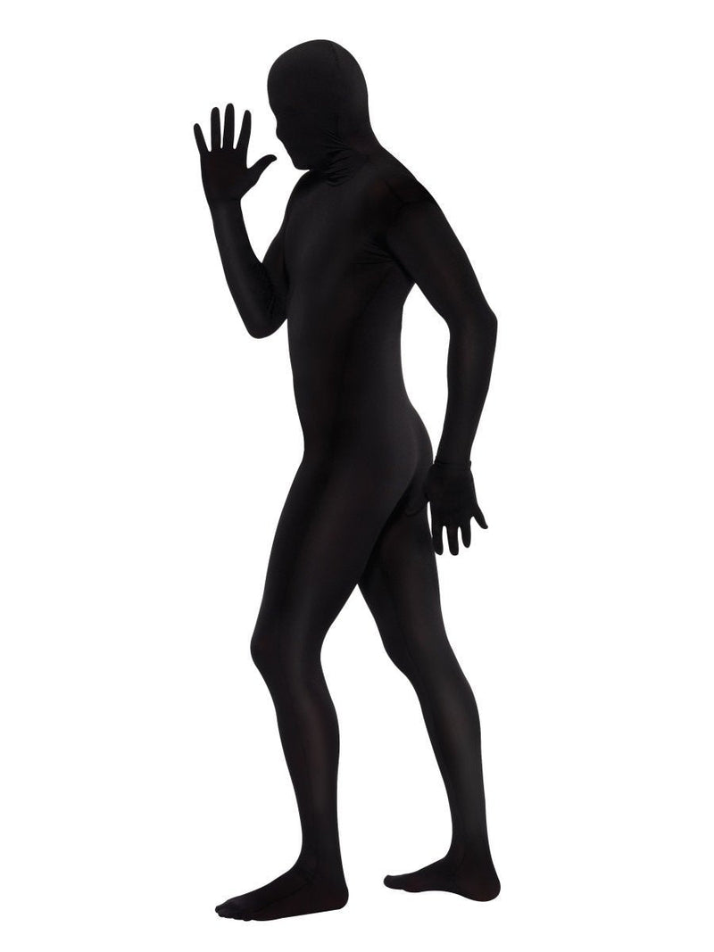 Second Skin Suit Adult Black Morph Party Jumpsuit