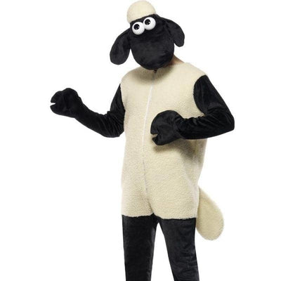 Shaun The Sheep Costume Adult White Black_1 sm-31329