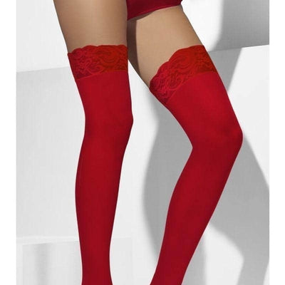 Sheer Hold Ups Adult Red_1 sm-21428