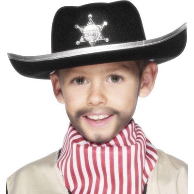 Sheriff Hat Kids Black_1 sm-99729