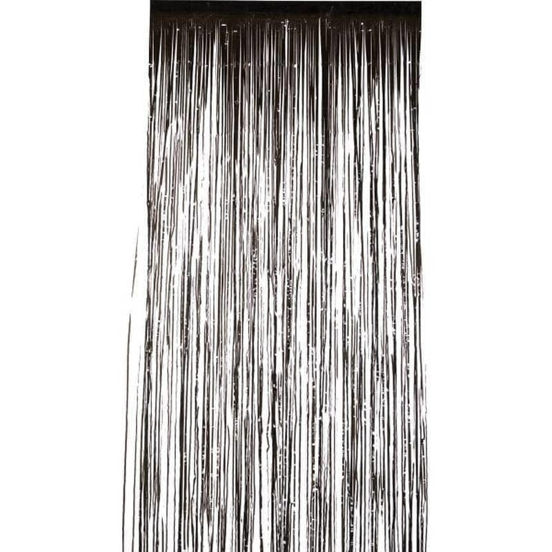 Shimmer Curtain Adult Met Black_1 sm-46941