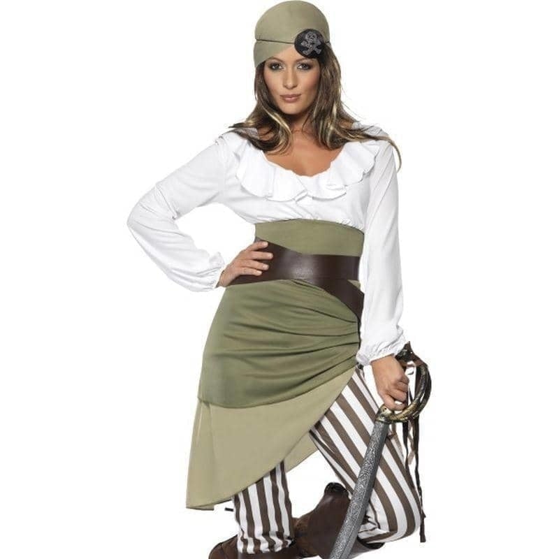 Shipmate Sweetie Costume Adult Green White_3 sm-33353S