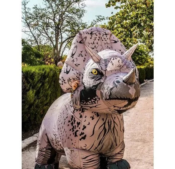 Triceratops Inflatable Costume Adult Jurassic Park Dinosaur