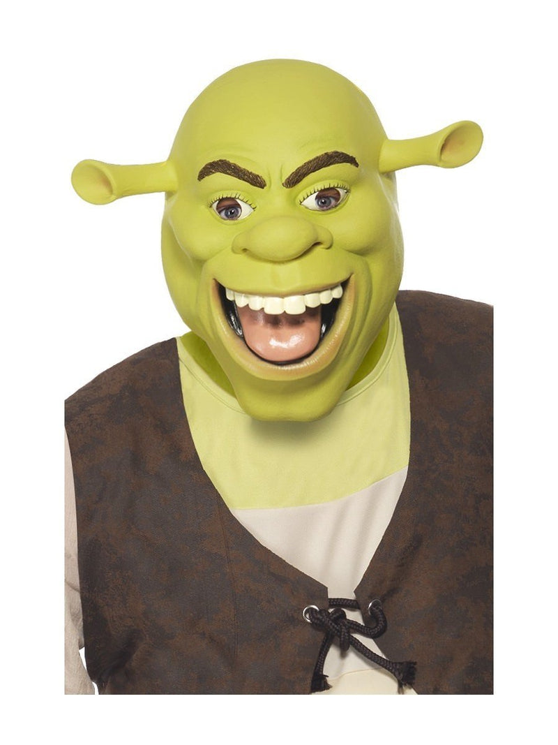Shrek Latex Mask Adult Green