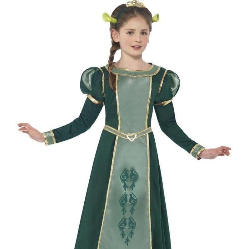 Shrek Princess Fiona Costume Kids Green_1 sm-20491L