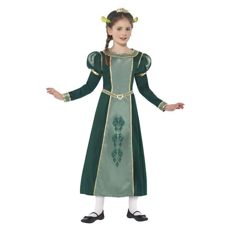 Shrek Princess Fiona Costume Kids Green_4 