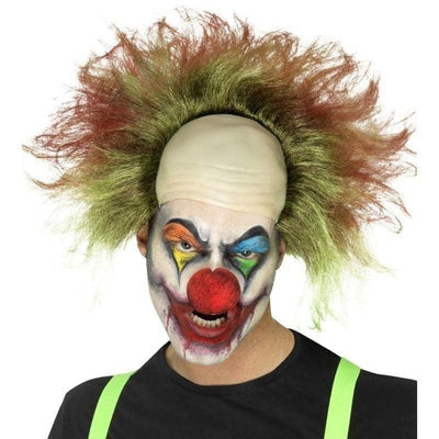 Sinister Clown Wig Adult Green_1 sm-46871