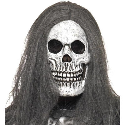 Sinister Skeleton Mask Adult Grey_1 sm-38201