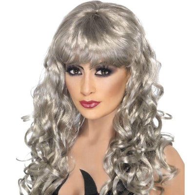 Siren Wig Adult Silver_1 sm-42268
