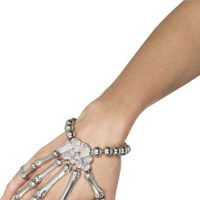 Skeleton Hand Bracelet Adult Silver_1 sm-45601