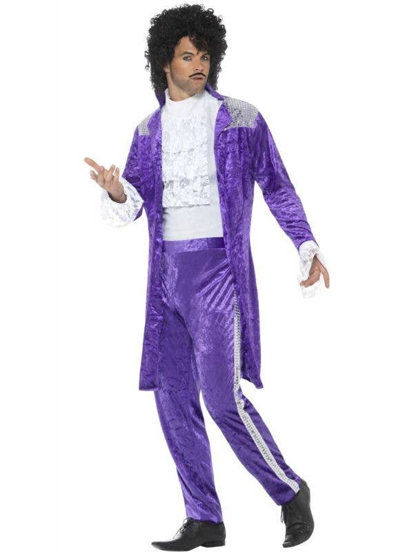 Prince 80s Purple Musician Costume Adult 4 MAD Fancy Dress