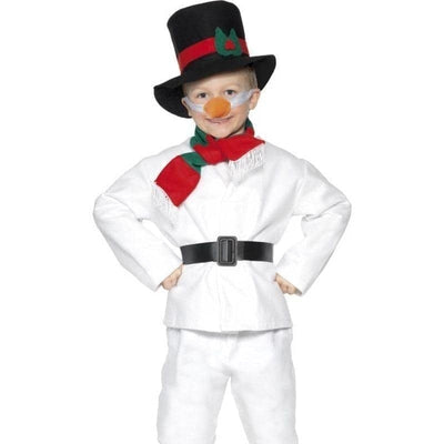 Snowman Costume Kids White_1 sm-30056L