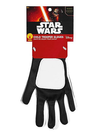 Child Flametrooper Stormtrooper Gloves Star Wars 1 MAD Fancy Dress