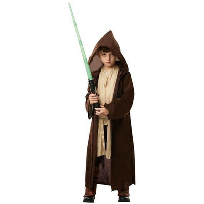 Jedi Deluxe Kids Brown Robe Star Wars 1 rub-640274S MAD Fancy Dress