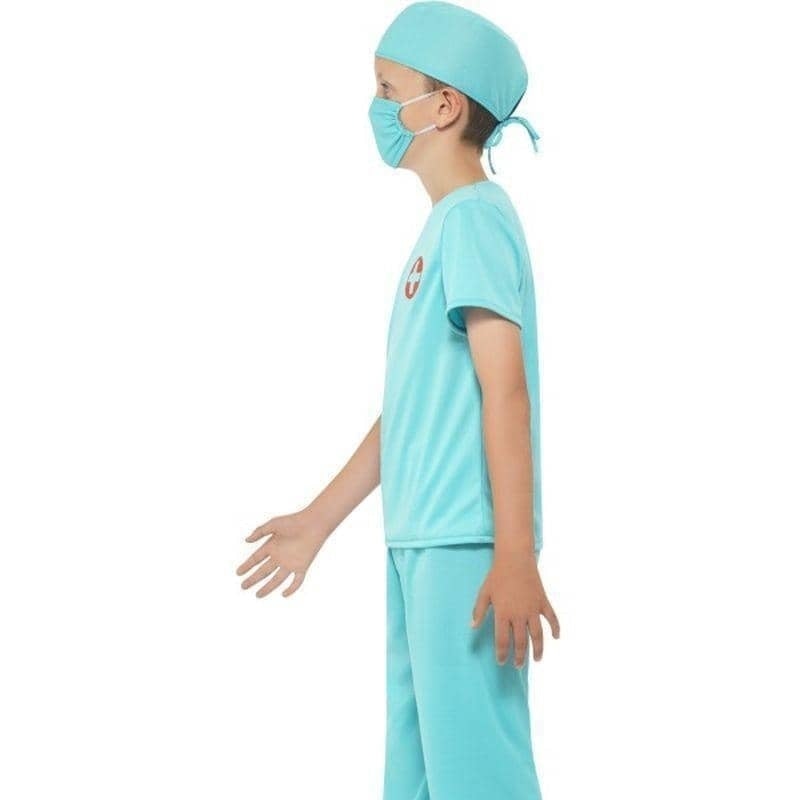 Surgeon Costume Kids Blue_3 sm-41090S