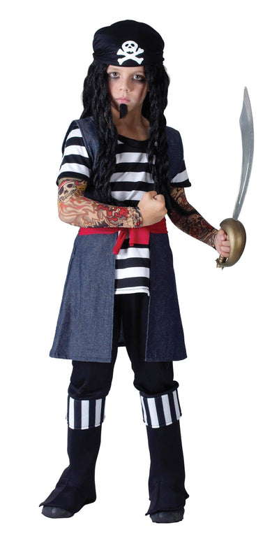 Tattoo Pirate Boy Childrens Costume_1 CC775
