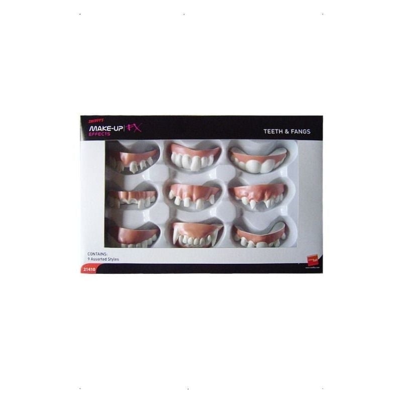 Teeth and Fangs Assorted Styles Adult White_2 