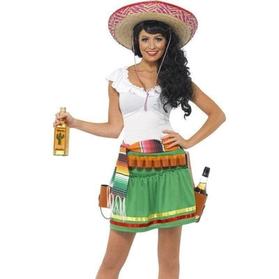 Tequila Shooter Girl Costume Adult Green White_1 sm-29132M