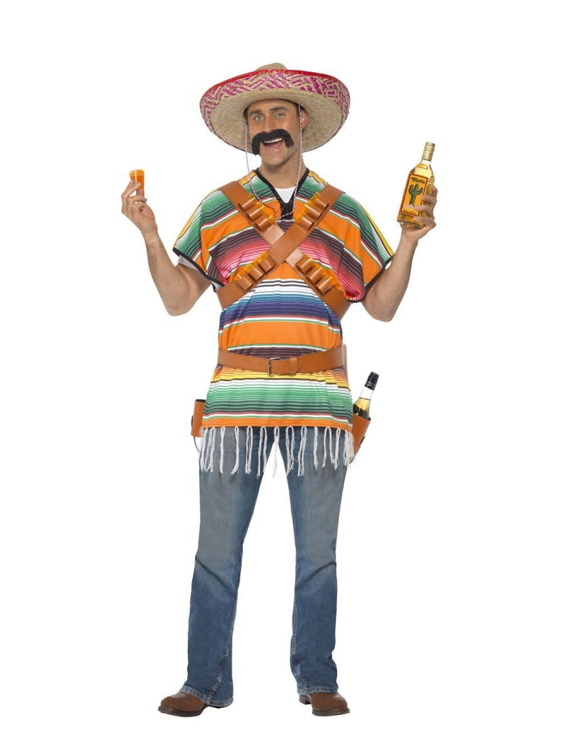 Tequila Shooter Guy Costume Adult Multi Coloured