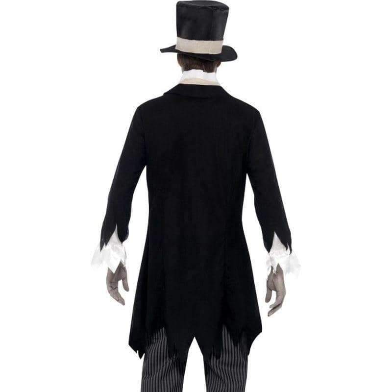 Till Death Do Us Part Zombie Groom Costume Adult Black White_2 sm-24352M
